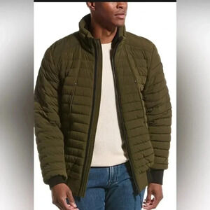 Moose Knuckles Olive Bomber Jacket